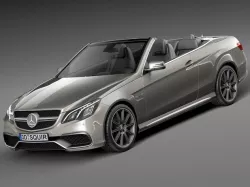 Mercedes-Benz E63 AMG Convertible 2016 3D model
