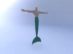 Mermonster 3D model