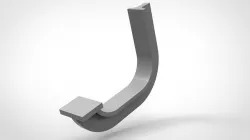 Metal Beam Solidworks 3D model