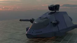 Military Hover Tank 2050 3D model