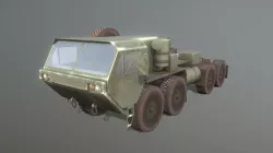 MIM-104 Patriot M983 Tractor Low-poly 3D model