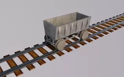  Mining trailer 3D model