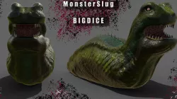 Monsterslug Lowpoly Engine Ready  Low-poly 3D model