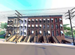 NYC cartoon 3D model