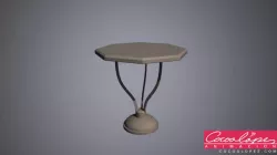 Octagonal Table 01 3D model
