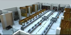 Office Layout 3D model