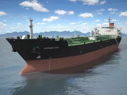 Oil Tanker Ship Evergreen 3D model