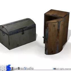 old trunk 3D model
