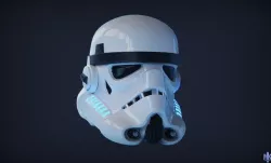 ORIGINAL STAR WARS STORMTROOPER HELMET MODEL 3D model