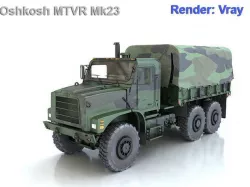 Oshkosh MTVR Mk23 3D model