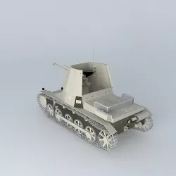 Panzerjäger I (German Tank) 3D model