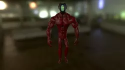 PBR Warrior Low-poly 3D model
