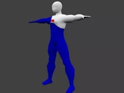 Pepsiman Low-poly 3D model