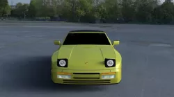 Porsche 944 Convertible HDRI 3D model