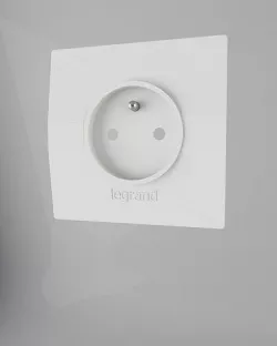 Prise electrique - Electrical outlet    Low-poly 3D model