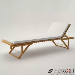 Pro - Hermes Pippa Long Chair 3D model