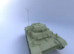 PzKpfw II Ausf. L Luchs Tank 3D model