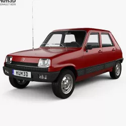 Renault 5 5-door 1972 3D model