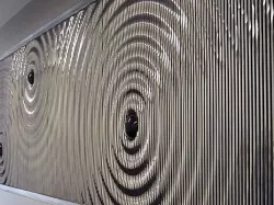 Ripple Wall Installation 3d model 3D model