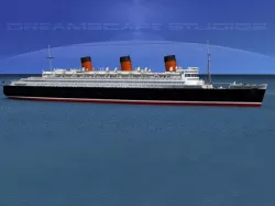 RMS Queen Mary 1 3D model