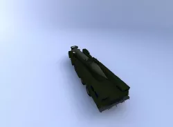 Russian SCUD Missile Launcher 3D model