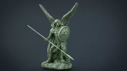 Saint Raphael the Archangel Low-poly 3D model