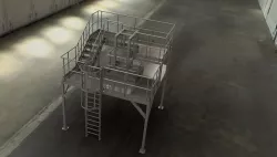 Service platform 3D model