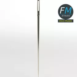 Sewing needle 3D model