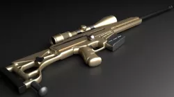 Sniper Rifle Low-poly  Low-poly 3D model