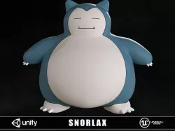 Snorlax 3D model
