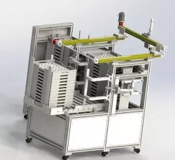 Stacking machine Low-poly 3D model