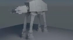 Star Wars AT-AT Reddy for Rigging 3D model