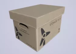 Storage Box Low-poly 3D model