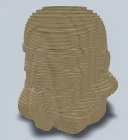 Stormtrooper layer laser lasercut 3D model