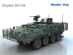Stryker M1126 3D model