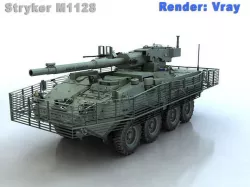 Stryker M1128 3D model
