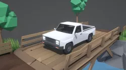 Stylized Offroad Car 4 Low-poly 3D model