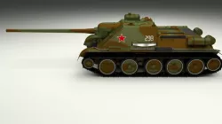SU 100 Tank Destroyer Camo 3D model