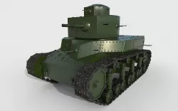 Tank T-24 3D model