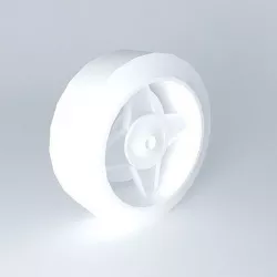 Tire with rim 3D model