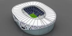 Tottenham Hotspur Stadium Low-poly 3D model