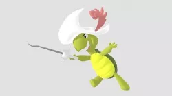 Touche Turtle  3D model