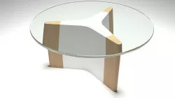 Trilogy Coffee Table - 3ds Max 3D model