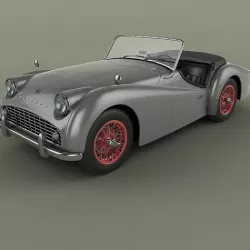 Triumph TR3 A 3D model