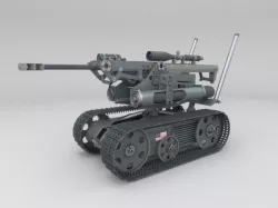 unmanned ground vehicle drone 3D model