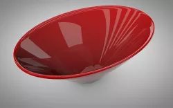 Vintage redbowl 3D model