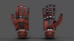 VR Hands - Robot Hand Low-poly 3D model