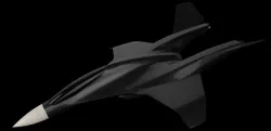 VSTOL fighter 3D model