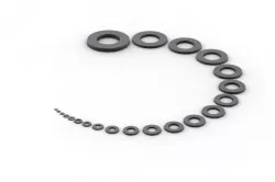 Washer ISO 7089 DIN 125 3D model