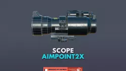 Weapon - Scope - 05 - Aimpoint2X Low-poly 3D model